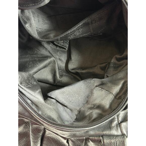 Renato Angi Women’s Black Soft Genuine Leather Shoulder Bag Purse Italy Made - Picture 12 of 14